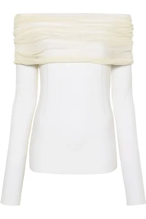 CHRISTOPHER ESBER Veiled silk top