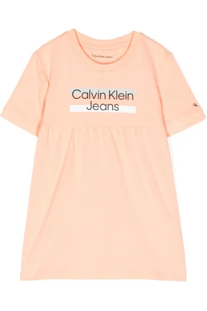 Calvin Klein Logo-print cotton dress