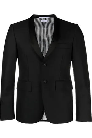 Thom Browne Shawl-collar single-breasted blazer