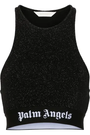 Palm Angels Lurex crop top