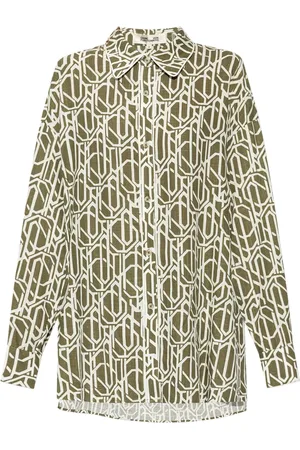 Diane von Furstenberg Abstract-print long-sleeve shirt
