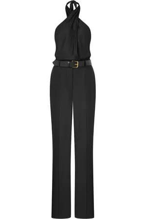 Moschino Belted halterneck jumpsuit