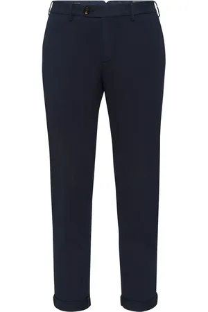 Brunello Cucinelli Mid-rise button-fastening chinos