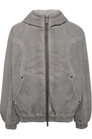 Izzue Panelled hooded jacket