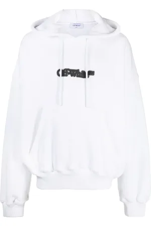 OFF-WHITE Logo-print drawstring hoodie