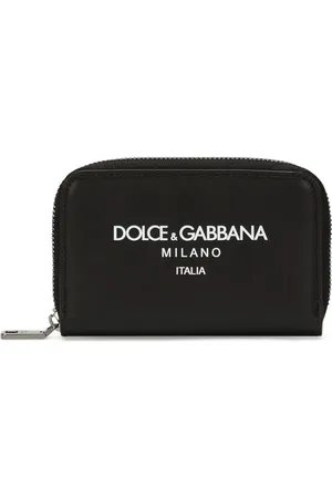 Dolce & Gabbana Logo-print leather wallet