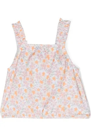 KNOT Floral-print sleeveless top