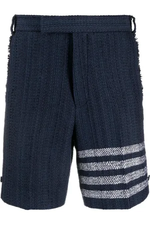 Thom Browne 4 Bar-stripe tweed shorts