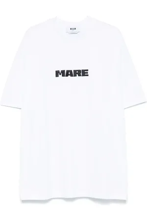 Msgm Logo-embroidered T-shirt