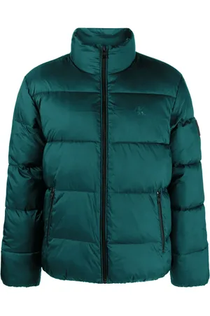 Calvin Klein Logo-patch padded-design jacket