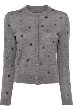 JNBY Sequin-embellished cropped sweater