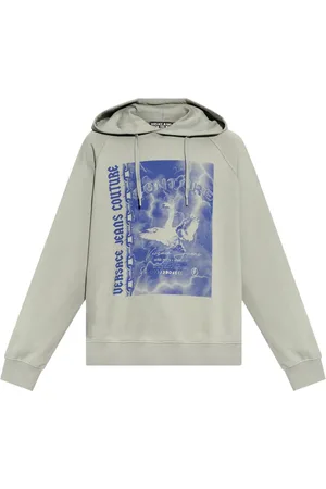 VERSACE Swan logo hoodie