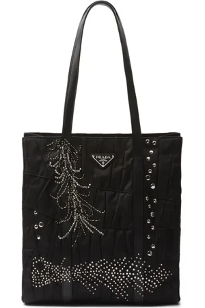 Prada Medium Re-Nylon patchwork tote bag