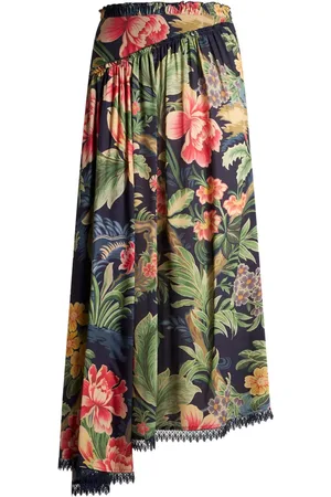 Etro Printed midi skirt