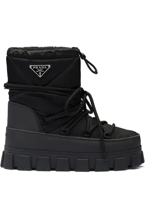 Prada Logo-plaque snow boots