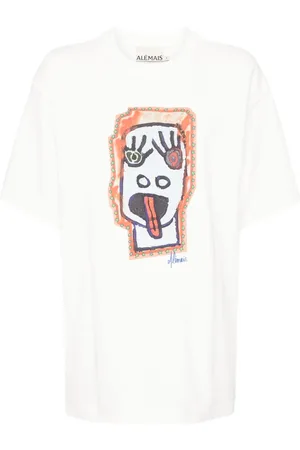 ALÉMAIS Players face oversized t-shirt