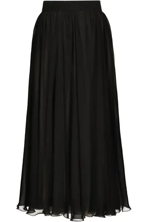 Dolce & Gabbana High-waisted pleated midi skirt
