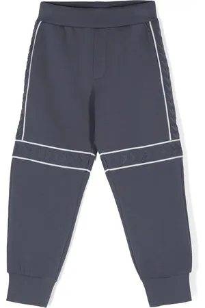 Emporio Armani Logo-tape track trousers