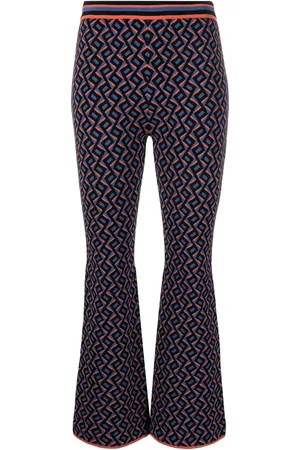Diane von Furstenberg Juno patterned jacquard trousers