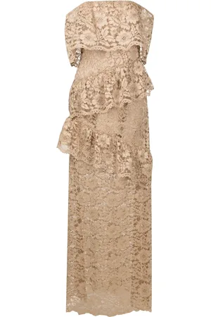 Lethicia Bronstein Adalet floral-lace maxi dress