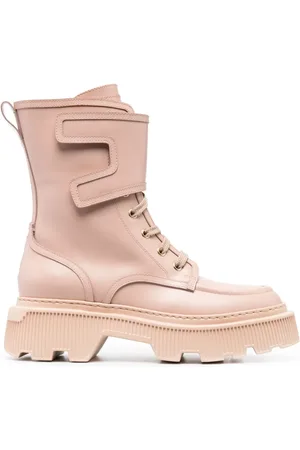 santoni Round-toe leather boots