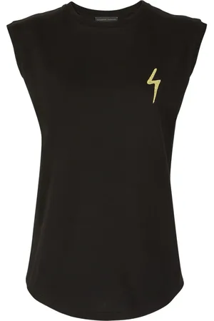 Giuseppe Zanotti Logo-embroidered cotton tank top