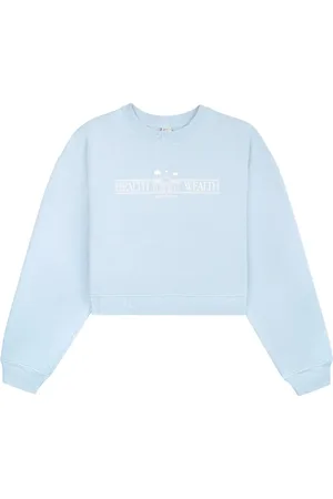 Sporty & Rich Health Resort cropped cotton sweatshirt