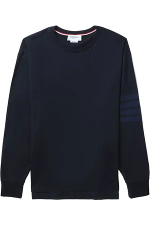 Thom Browne 4-Bar stripe cotton T-shirt