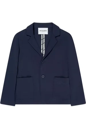 Trussardi Jersey-texture blazer