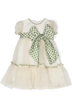 LA STUPENDERIA Alice bow-detail dress
