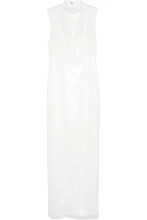 ROTATE Sequinned maxi dress