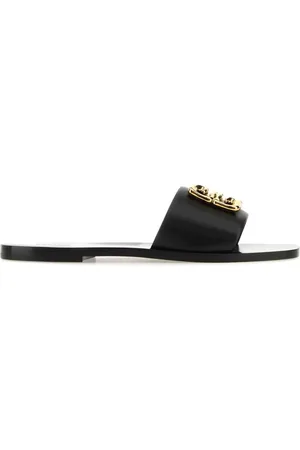 Givenchy 4G Baroque leather slides