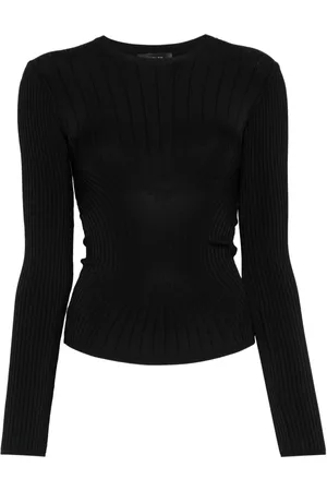 MUGLER Sculpting knit top