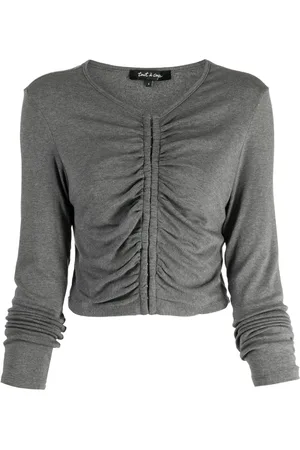 tout a coup Ruched cropped cardigan