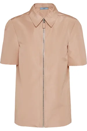 Prada Short-sleeved faille shirt