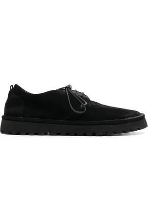 MARSÈLL Sancrispa Alta suede lace-up shoes