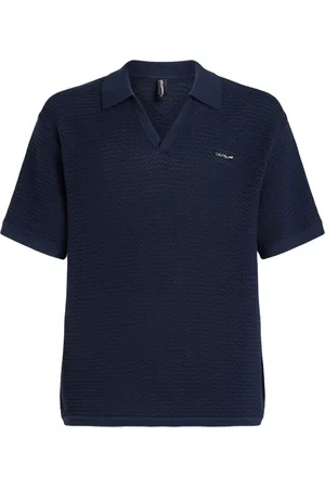 Karl Lagerfeld Hotel Karl crochet polo shirt