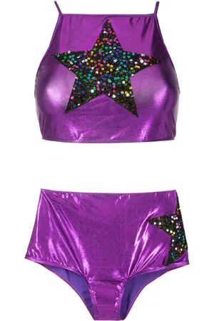 Brigitte Carnaval sequinned bikini set
