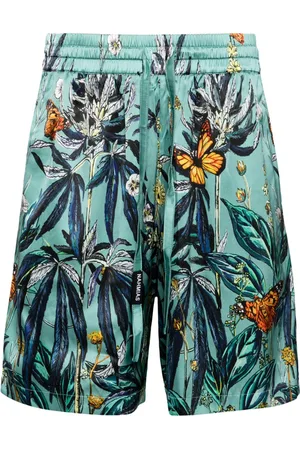 Nahmias Botanical silk-blend shorts