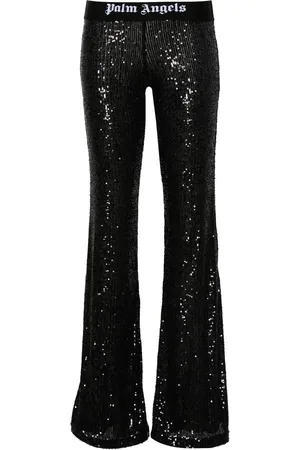 Palm Angels Logo-tape trousers