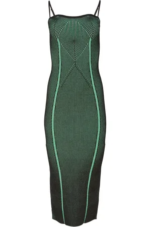 FLEUR DU MAL Ribbed-knit tube dress