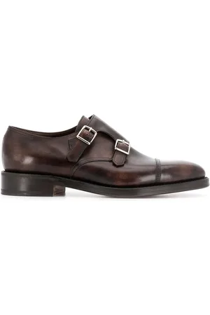 JOHN LOBB Buckle monk shoes