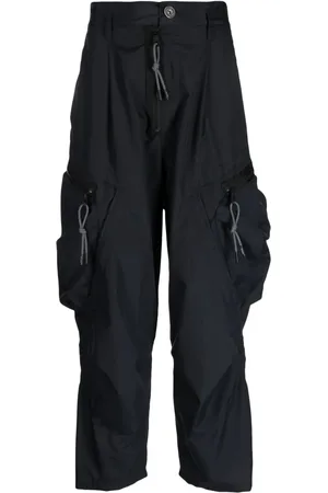 MOSTLY HEARD RARELY SEEN 3D drop-crotch trousers