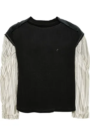 Maison Margiela D??cortiqu?? patchwork jumper