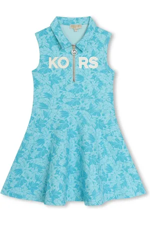 Michael Kors Leaf-print sleeveless dress