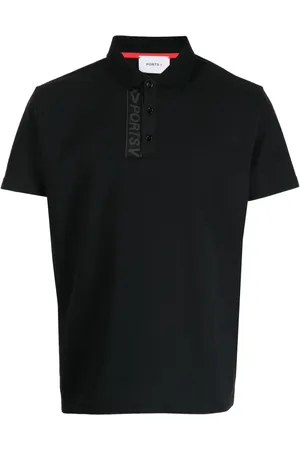 Ports V Logo-tape polo shirt