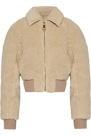 Khrisjoy Faux-fur zipped jacket