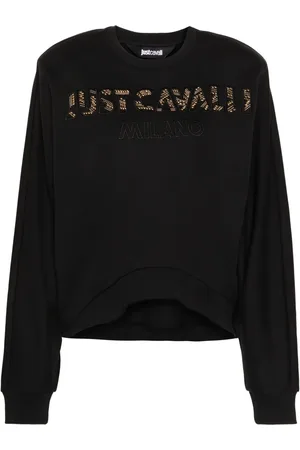 Roberto Cavalli Stud-detail cotton sweatshirt