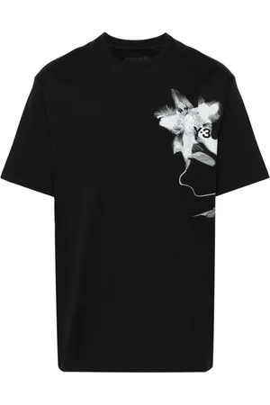 Y-3 Graphic-print cotton T-shirt