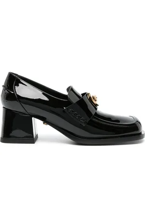 VERSACE Alia 55mm leather loafers